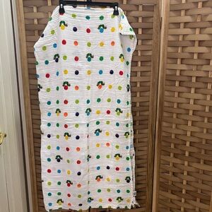 Pottery Barn Kids Dr .Seuss Swaddle Blanket 100% organic cotton